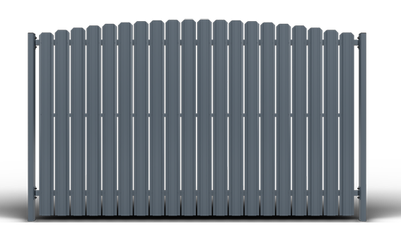 metalinės skardinės tvoros PS002