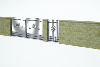 Tvoros blokeliai, sienelė